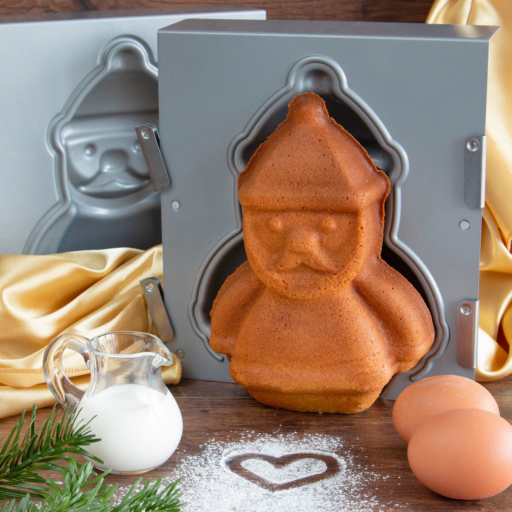 STÄDTER We love baking Snowman – 3D Cake pan – Alko Kitchenware